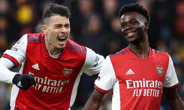 Arsenal's Martinelli and Saka (Source - Google)